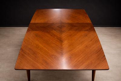 3 in 1 Extendable Dining Table in Caviuna Hardwood Brazil 1960s Lot 151A