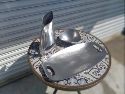 3 pc Nambe and Wilton Pewter Serving Set