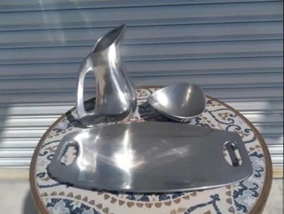 3 pc Nambe and Wilton Pewter Serving Set