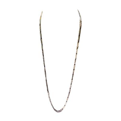 30 Sterling Silver Figaro Link Necklace with Lobster clasp