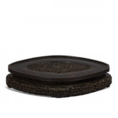 3210 Japanese Meiji Period Bronze and Champlev Enameled Censer