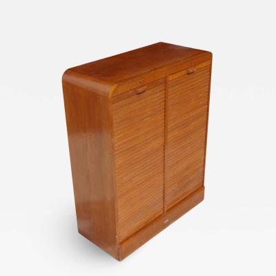 35 5 Nipu Archival Cabinet with Tambour Doors