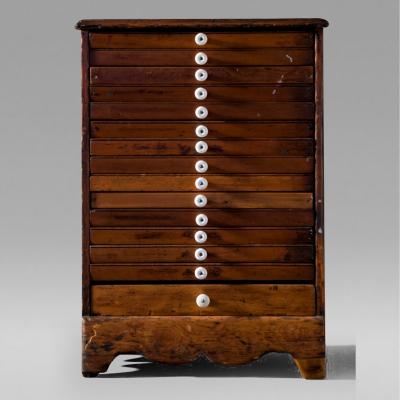 Printers Chest 19th Century