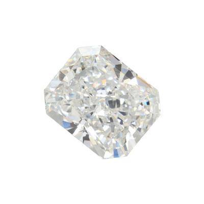 4 01 Carat F VS1 Elongated Radiant Cut Lab Grown Diamond CVD Loose