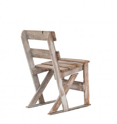 4 American Country Painted Side Chairs