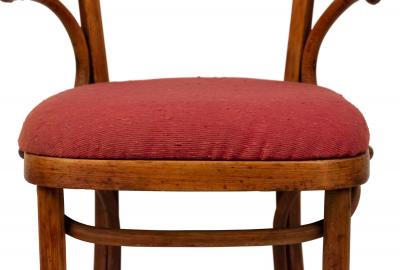 4 Bentwood Pine and Poplar Captains Chairs