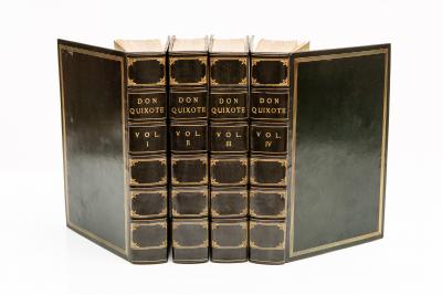 4 Volumes Cervantes Don Quixote