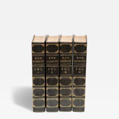 4 Volumes Cervantes Don Quixote
