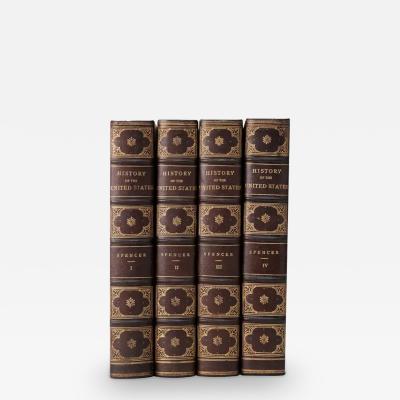 4 Volumes J A Spencer History of the United States 