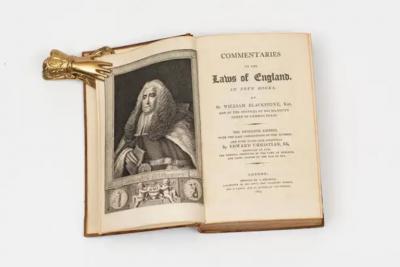 4 Volumes Sir William Blackstone Commentaries on the Laws of England 