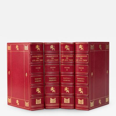 4 Volumes Sir Winston Churchill Marlborough His Life and Times