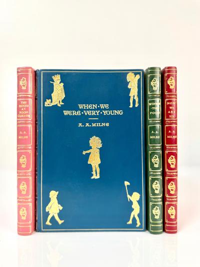 4 vols A A Milne Winnie The Pooh Series