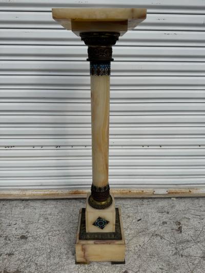 41 Onyx With Bronze Accents and Champleve Enameling