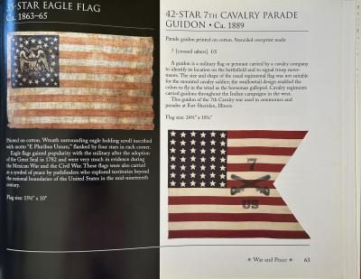 42 Star 7th Calvary Parade Guidon Ca 1889 