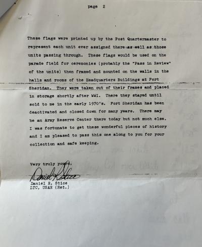 42 Star 7th Calvary Parade Guidon Ca 1889 