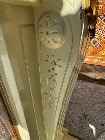 44 Hand Painted and Carved with Gilt Bronze Ormolu Pedestal