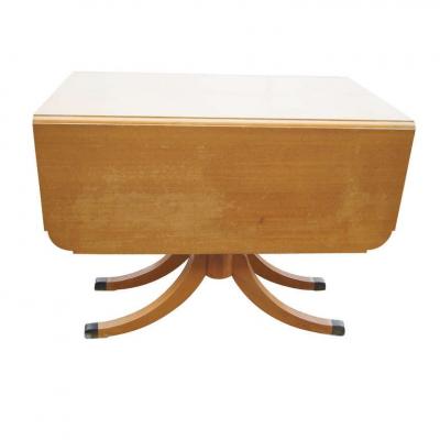 5 Foot Vintage Mahogany Dining Table with Drop Leaves by Rway
