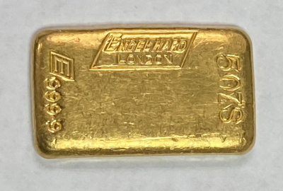 5 OZ Gold Engelhard Bullion