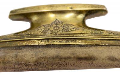 5 Piece American Victorian Silver Brush Set