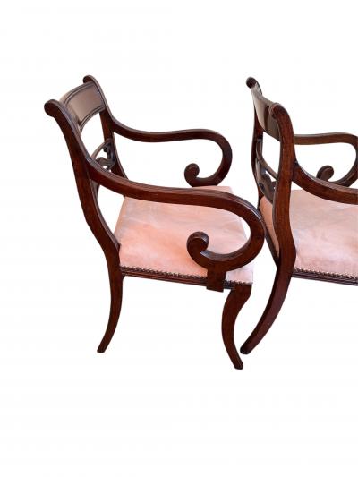 5 Regency Mahogany Dining Chairs