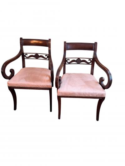 5 Regency Mahogany Dining Chairs