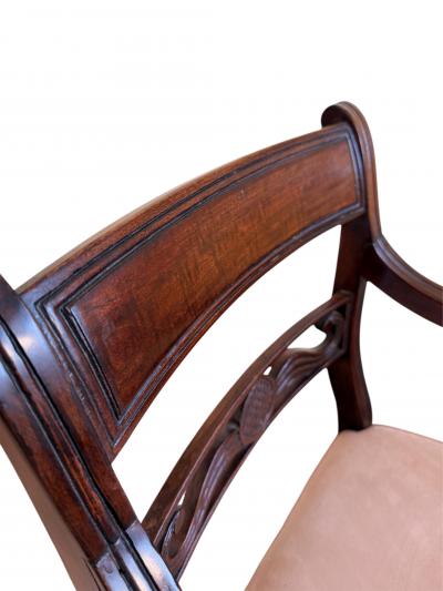5 Regency Mahogany Dining Chairs