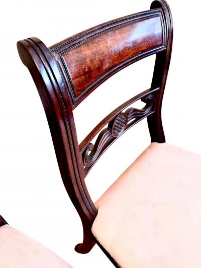 5 Regency Mahogany Dining Chairs