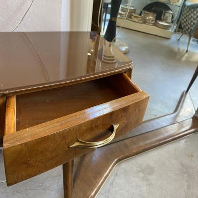 50s Italian Mirror with Nightstands 