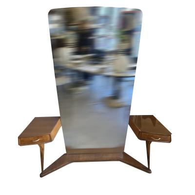 50s Italian Mirror with Nightstands 