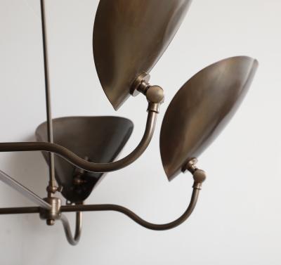 6 ARM OIL RUBBED BRONZE CHANDELIER