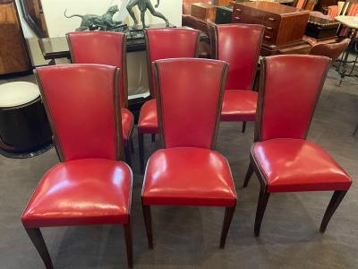 6 Art Deco French Dining Room or Side Chairs