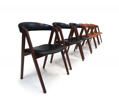6 Danish A frame Walnut Dining Chairs 24 available 