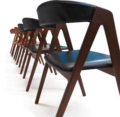 6 Danish A frame Walnut Dining Chairs 24 available 