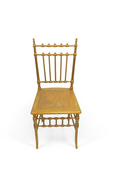 6 French Victorian Ballroom Side Chairs