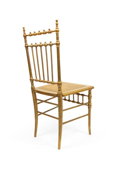 6 French Victorian Ballroom Side Chairs