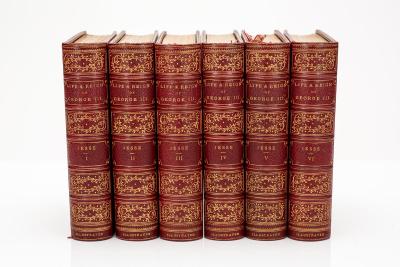 6 vol John Heneage Jesse Memoirs of the Life Reign of King George the Third
