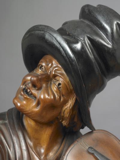 Figure of a Violin Player c 1850 1865