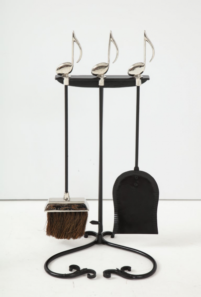 6pc Musical Note Fireplace Set