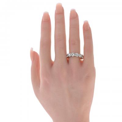 7 15cttw Round Brilliant Cut Diamond Eternity Ring