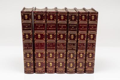 7 Vol Currer Bell Bronte Life and Works of Charlotte Bronte and Her Sisters