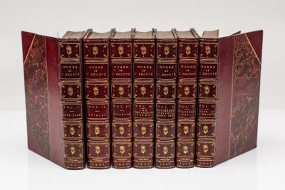 7 Vol Currer Bell Bronte Life and Works of Charlotte Bronte and Her Sisters
