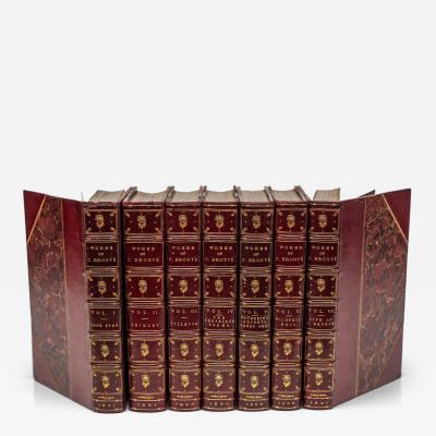 7 Vol Currer Bell Bronte Life and Works of Charlotte Bronte and Her Sisters