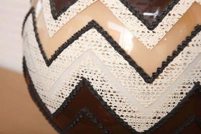 70s Glass Globe Table Lamps