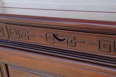 7ft Chinese Chippendale Console or Bar