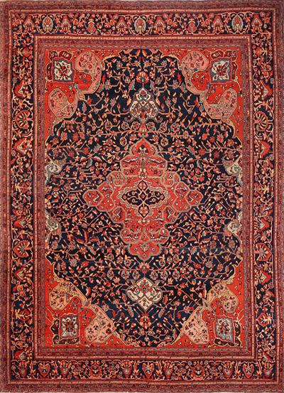 8 10 x 12 0 Antique Persian Farahan Area Rug