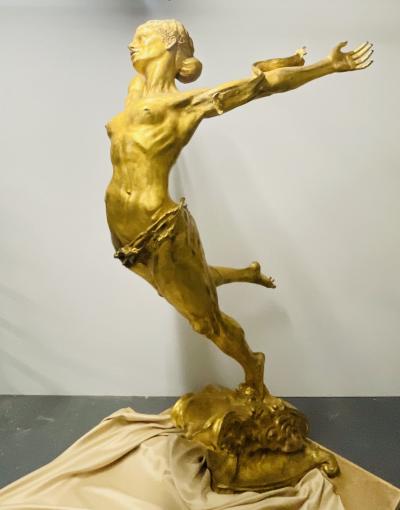 8 Monumental Sculpture by Greg Wyatt Women Athletes Bronze 1996 Olympics