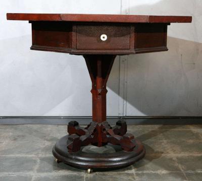 8 sided American Folk Art Table