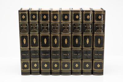 8 vol John Keats Poetical Works and Other Writings of John Keats Hempstead Ed