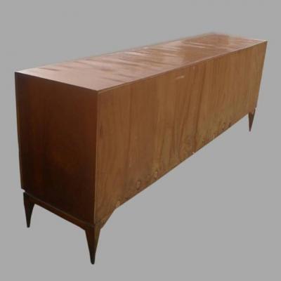 8FT Vintage Wood Credenza Breakfront Sideboard Buffet