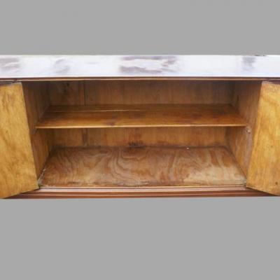 8FT Vintage Wood Credenza Breakfront Sideboard Buffet